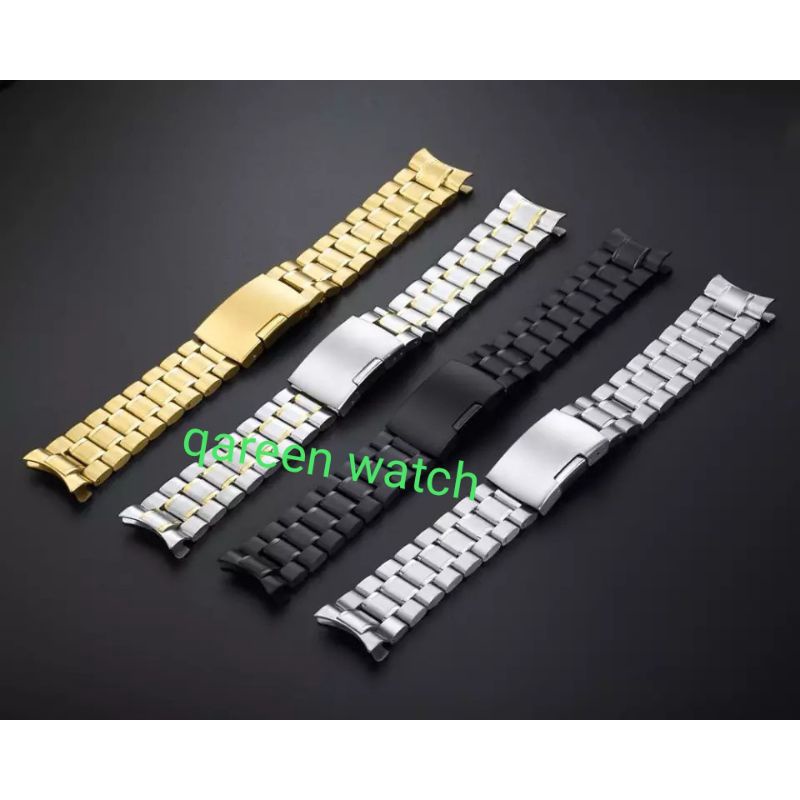 Tali jam tangan stainless steel setenles Strap Tali Jam tangan Rante Stanles steel KUPING RATA,