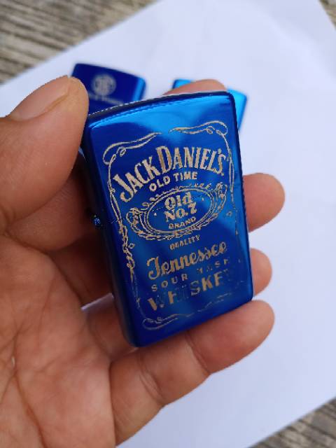 korek zippo Blue Motif Korek api Zippo