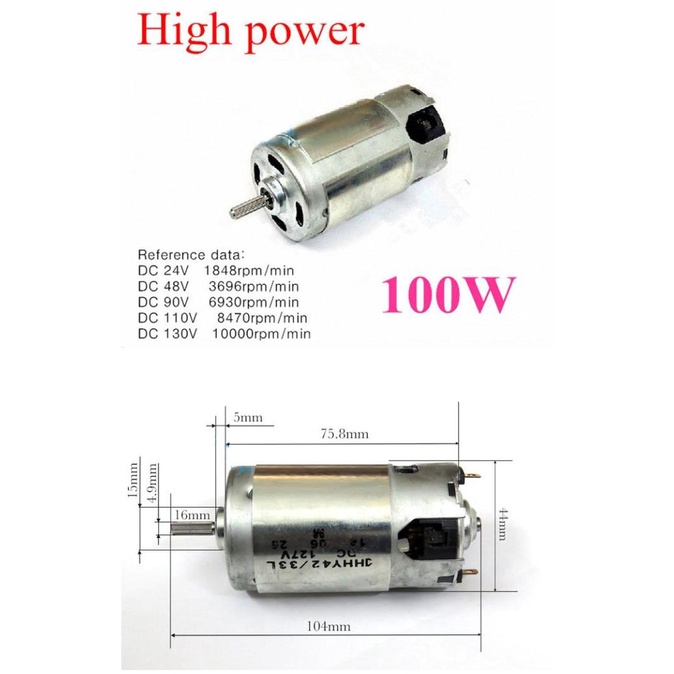 High Speed Permanent Magnet Dc Spindle Motor