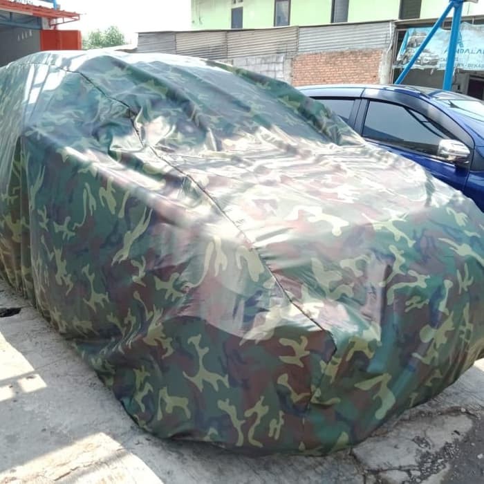 Sarung Mobil body cover mobil (semua tipe) motif tentara