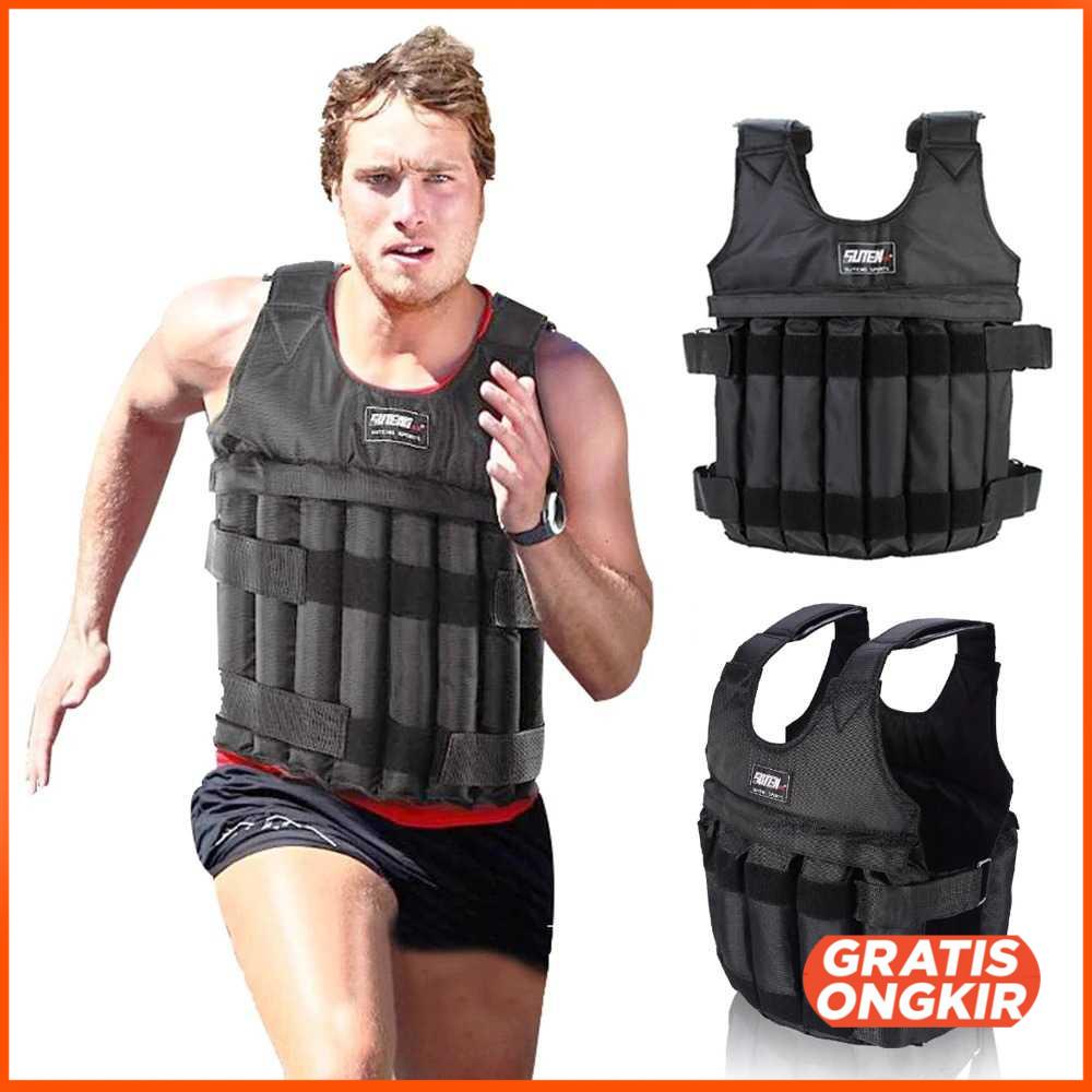 Rompi Pemberat Latihan Lari Weighted Vest Beban 20kg - 907