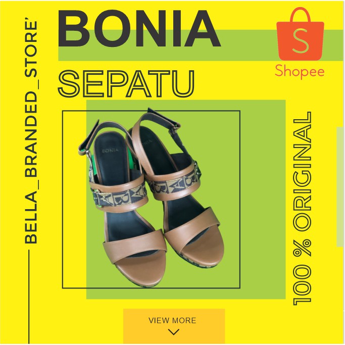 SEPATU BONIA MONOGRAM WANITA HARGA TERMURAH DAN KUALITAS ORIGINAL BARANG BRANDED