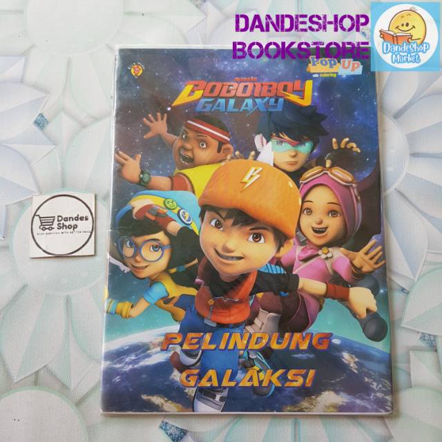 Boboiboy Seri Buku Pop Up With Coloring Mewarnai Pajangan Kertas Shopee Indonesia