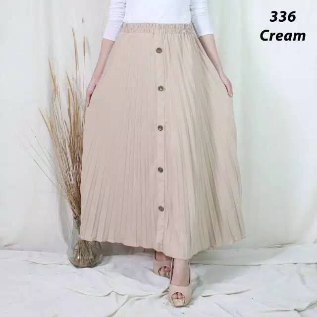 (BISA COD) PALING MURAH! Rok Plisket Premium / Maxi Skirt Prisket Pleates