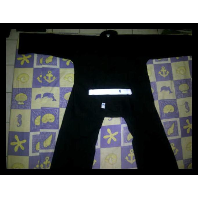 GRATIS  Black Gi / Baju Karate Hitam (Kendo,Ninjutsu dll)