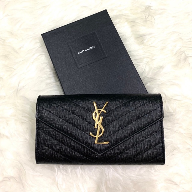 YSL wallet black