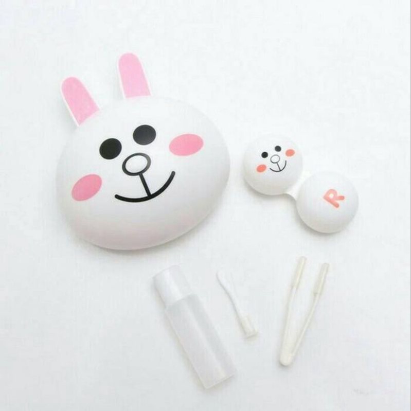 Tempat Softlens Karakter 3D / Softlens Case 3D / Case Softlens Lucu / Case Softlens Karakter Unik dan Lucu / Travel Kit Unik 3D
