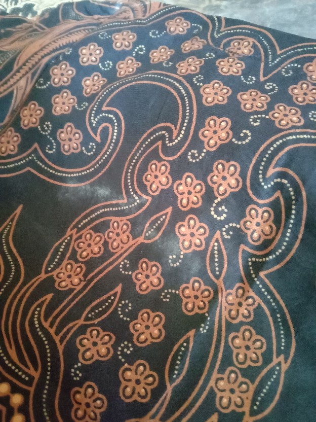 Peksi Semulur Sogan Kemeja Batik Pria Katun Primisima Full Furing