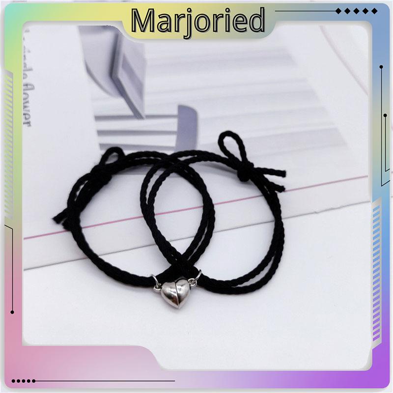 2021 Baru Sederhana Magnet Karet Gelang Gelang Magnetik Mahasiswa Pacar Tali Tangan Net Merah Pacar Beberapa Gelang-MJD