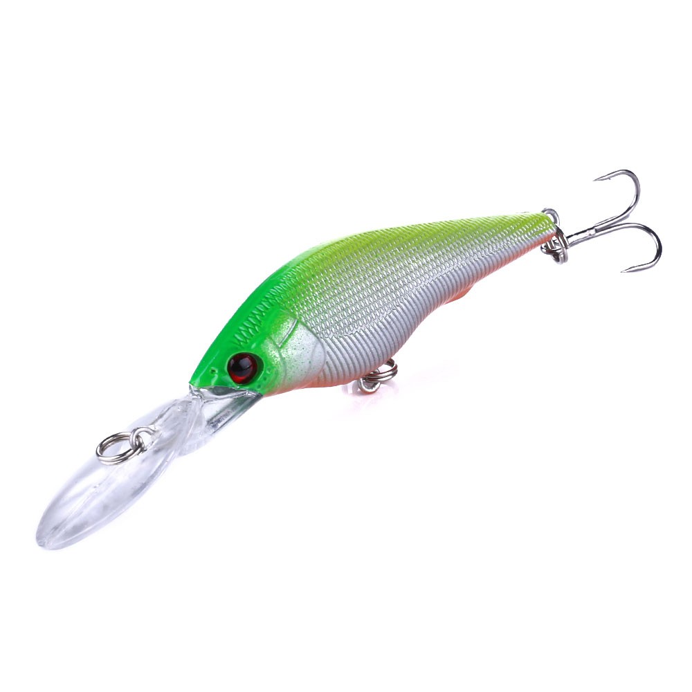 HENGJIA 1pcs 6.6g Floating Minnow Umpan Pancing Swimbait Bass Ikan Fishing Lure Wobbler Hard Bait Topwater Fishing Tackle