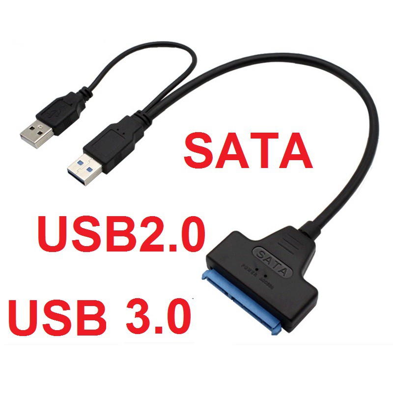 adapter converter hard disk sata to usb3 0 2 0 untuk hdd 2 5inch ssd converter usb to sata 22pin 