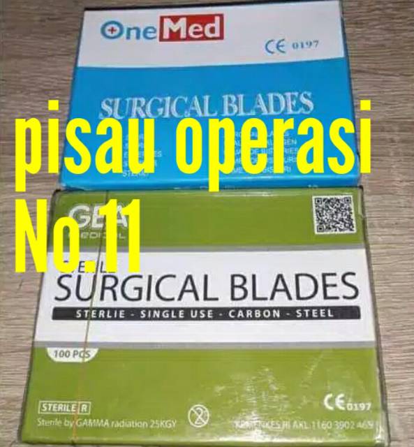 Surgical blade No.11 (pisau operasi)