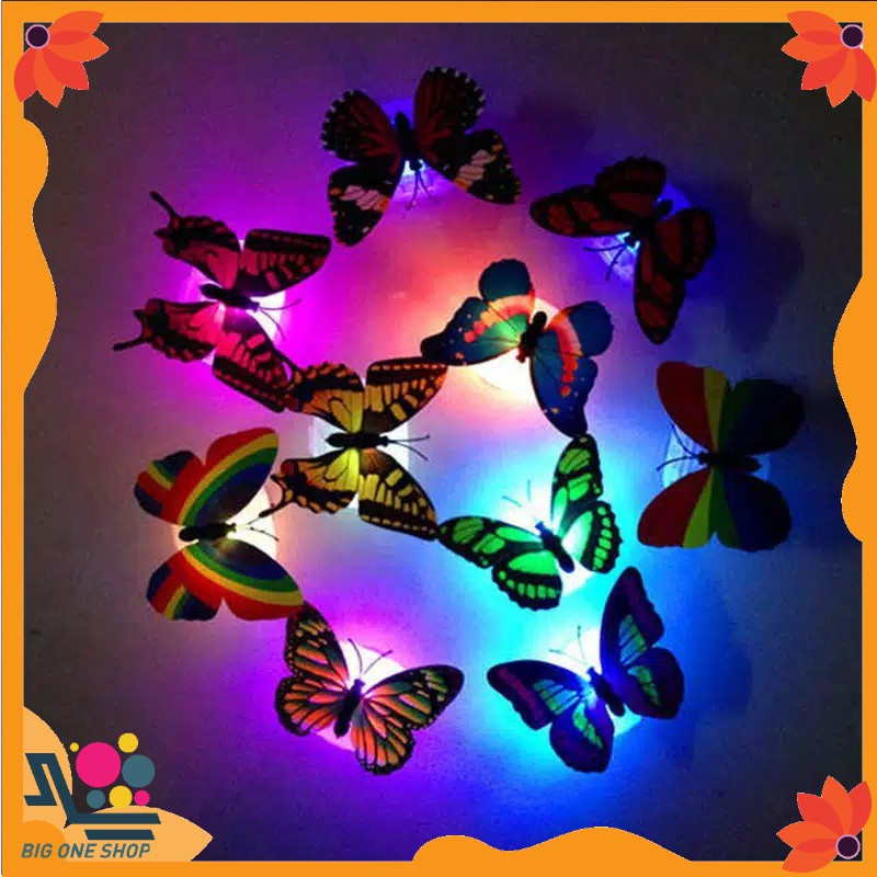 LED Kupu Kupu / Lampu Kupu Led Berubah 7 Warna / LED Butterfly/ LED Dekorasi