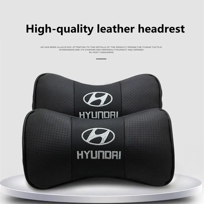 G-club Bantal Sandaran Kepala Bahan Kulit breathable Untuk Hyundai