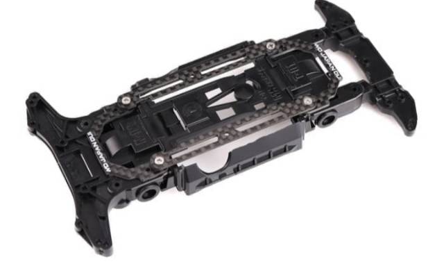 REP TAMIYA 15495 HG CARBON MS CHASSIS SUSPENSION / SHOCK ABSORBER