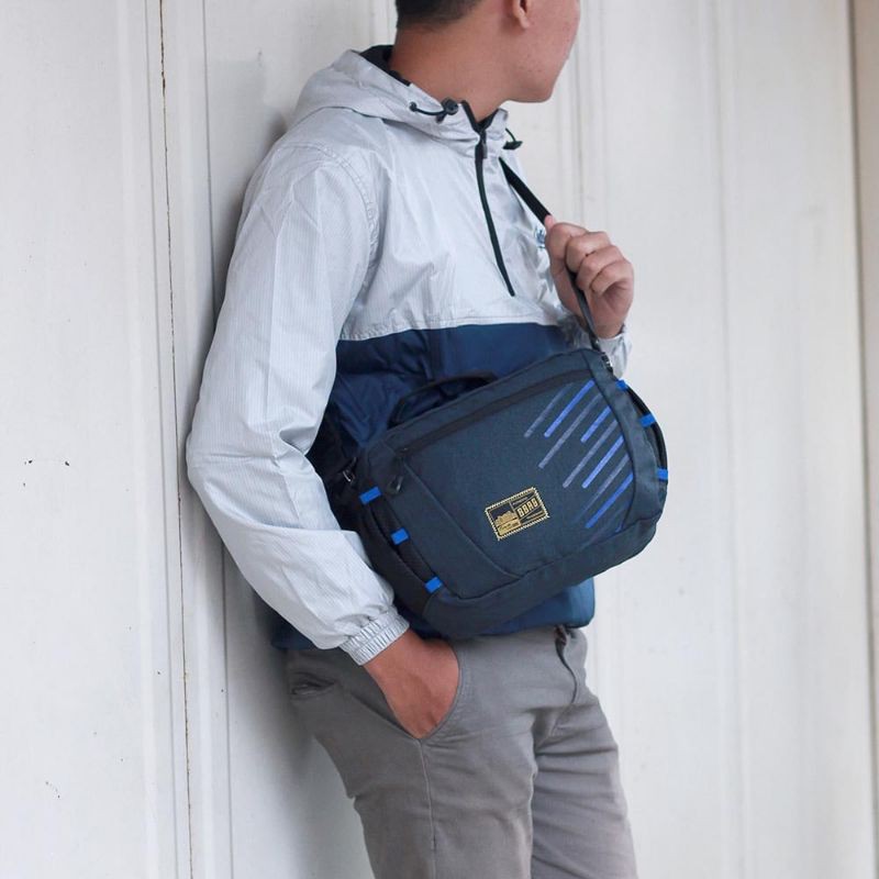 New Arrival - Tas waistbag pria salempang slingbag distro multifungsi premium bahan dolby promo cod