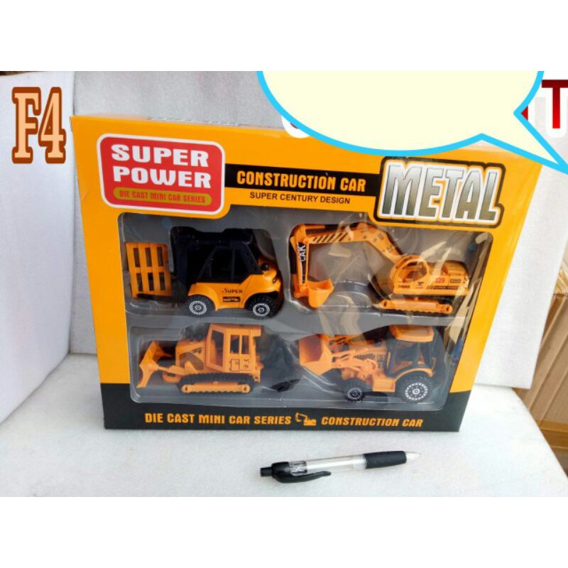 

truck besi isi 4 diecats