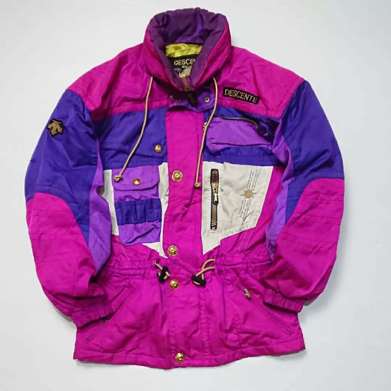 UPDATE LAGI !!!! (GRATIS ONGKIR & COD) thrift Vintage puffer brand windbreaker flight Corduroy second harrington tartan jaket second racing varsity-833 M fit L (72x55)