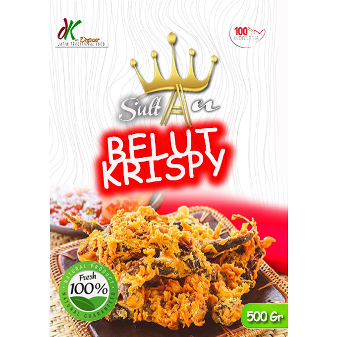 

Belut Crispy premium original ter-enak dengan bumbu terbaik sajian Sultan