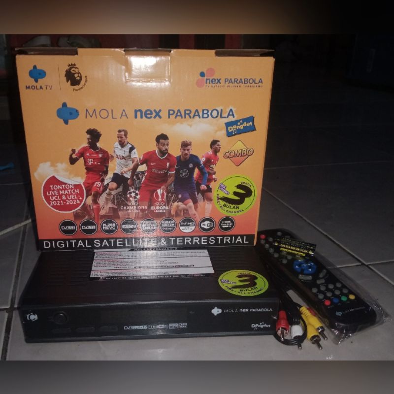 MOLA NEX PARABOLA COMBO FREE ALL CHANNEL 3 BULAN BARANG TERBATAS