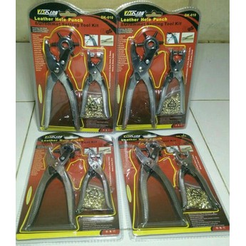 2 Tang Pembolong Sabuk,Karet Gromet Leather Hole Punch Visking