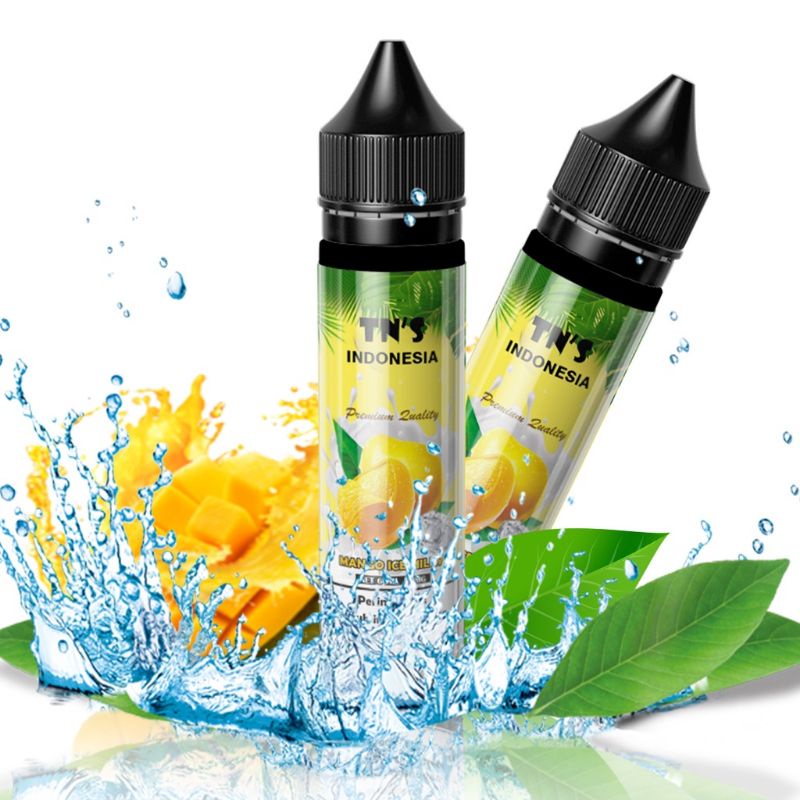 liquids murah 60 ml rasa lemon mango melon ice  freebase 0 mg lemon ice likuids