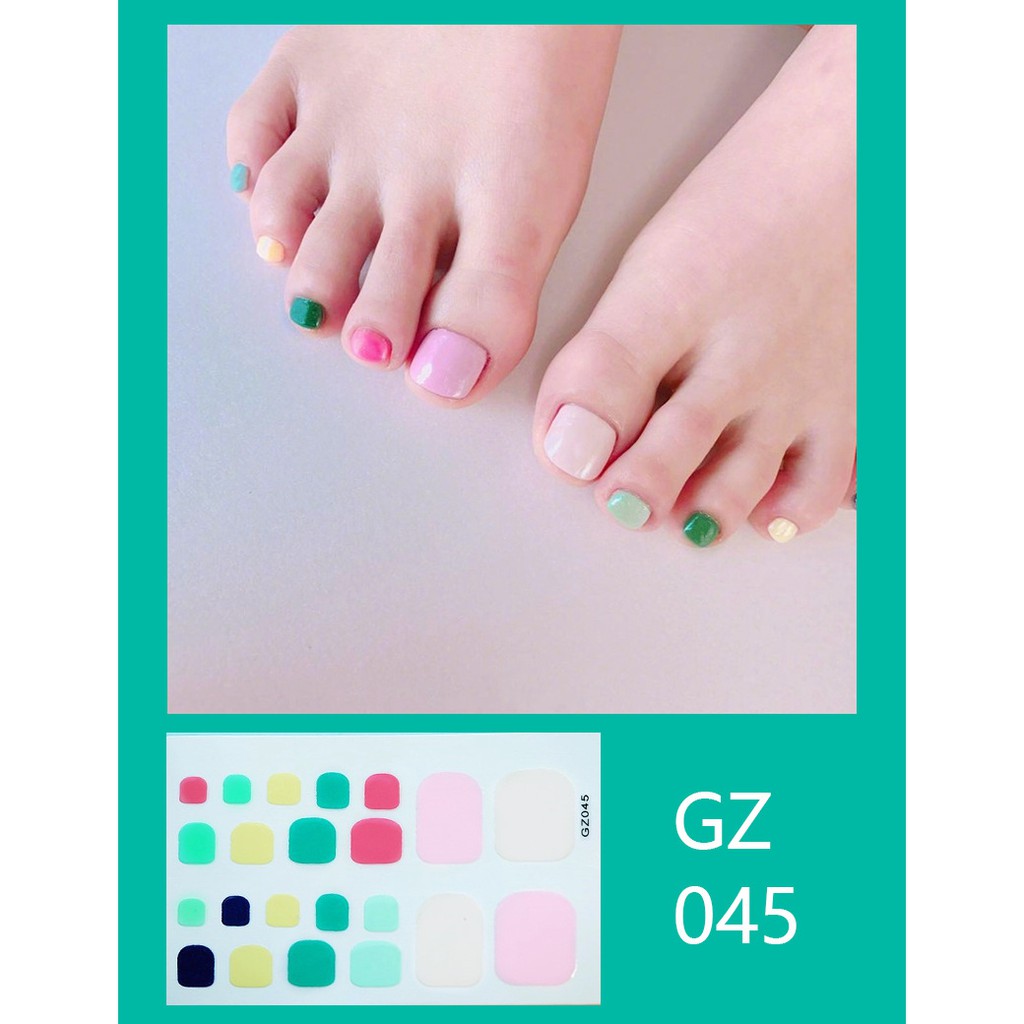 Gz34 Stiker Kuku 3D Bahan Akrilik untuk Nail Art