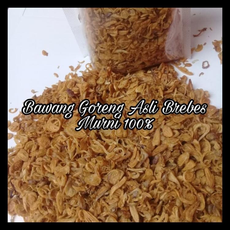 

BAWANG GORENG ASLI BREBES MURNI 100%-200 GRAM BERKUALITAS