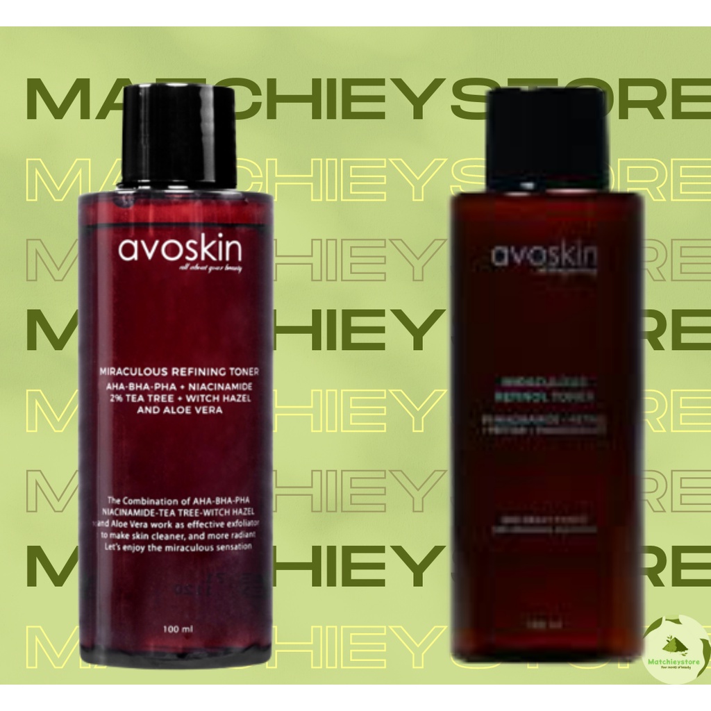 AVOSKIN MIRACULOUS REFINING DAN RETINOL TONER EXFO