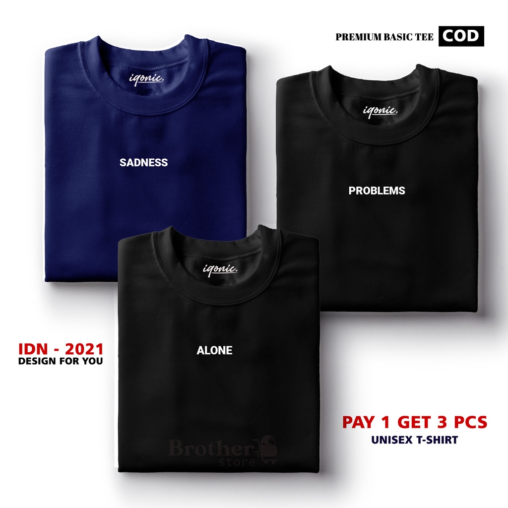 BUY 1 OR 3 PCS ( PROMO COD ) BROTHER STORE / Kaos Distro100% Catoon Combed 30s / ArticelSPA