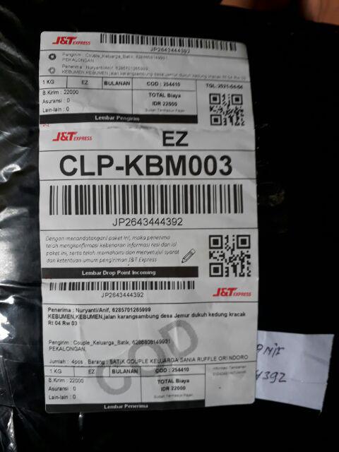 Batik Couple Keluarga Sania Ruffle Ori Ndoro Jowi Dnt Seno Abang Putih