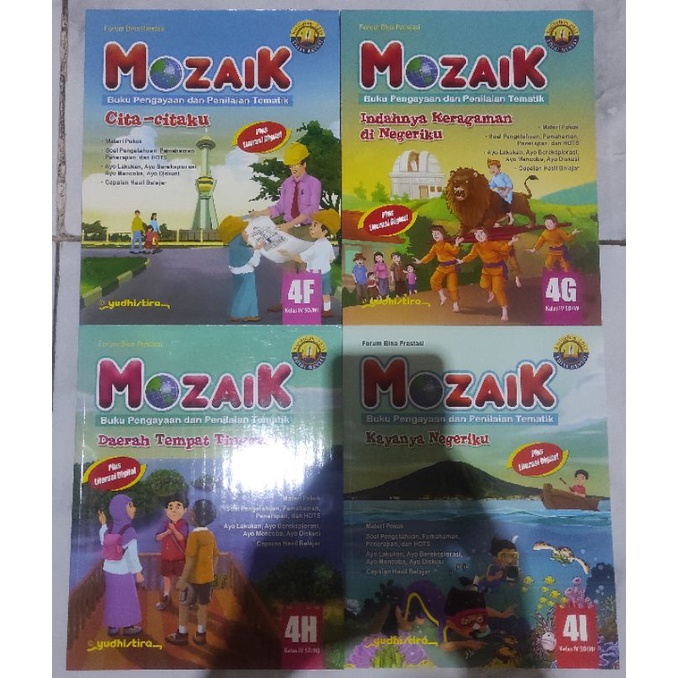 Mozaik Tematik Yudhistira 4F4G 4H 4I SD Kelas 4 Semester 2 Kurtilas Revisi