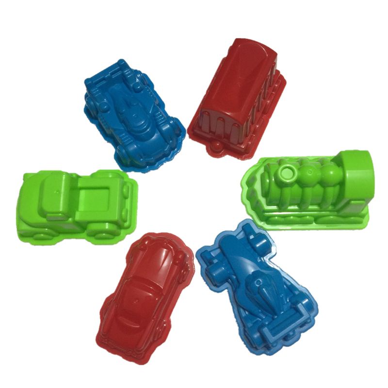 Mary 6PCS Water for Play Set Cetakan Mobil Pasir Untuk Bermain Alat Pemodelan Mainan Balita Favo