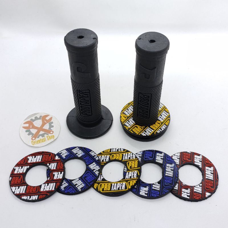 HANDGRIP PROTAPER KARET EMPUK HITAM PLUS DONAT GRIP PROTAPER UNIVERSAL