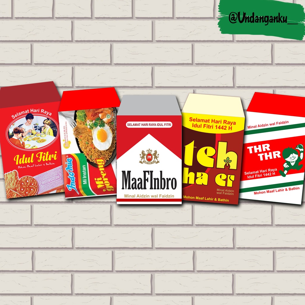 

Amplop Lebaran Snack Unik Kekinian
