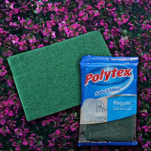 Sabut Nylon Ekonomis Cuci Piring Dan Alat Makan - Merk Polytex