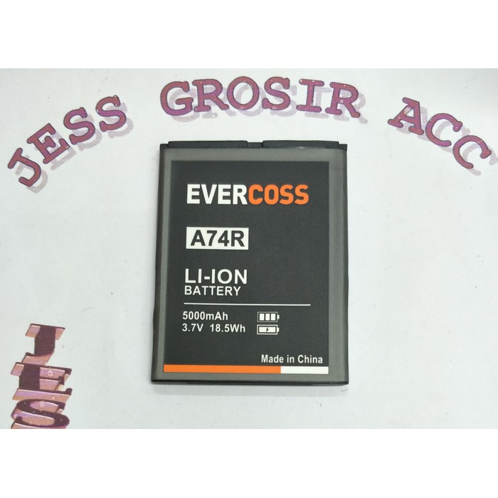 Baterai Battery Double Power Evercoss Evercross Cross A74R Winner X2 - Hitam