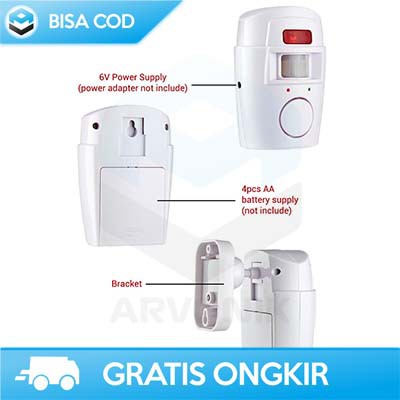 ALARM ANTI MALING SENSOR GERAK EMASTIFF YL105 ORIGINAL ALARM RUMAH