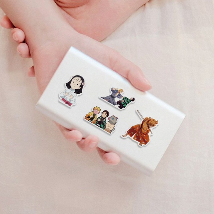 

Cmli 50Pcs Set Stiker Motif Anime Demon Slayer Untuk Motor