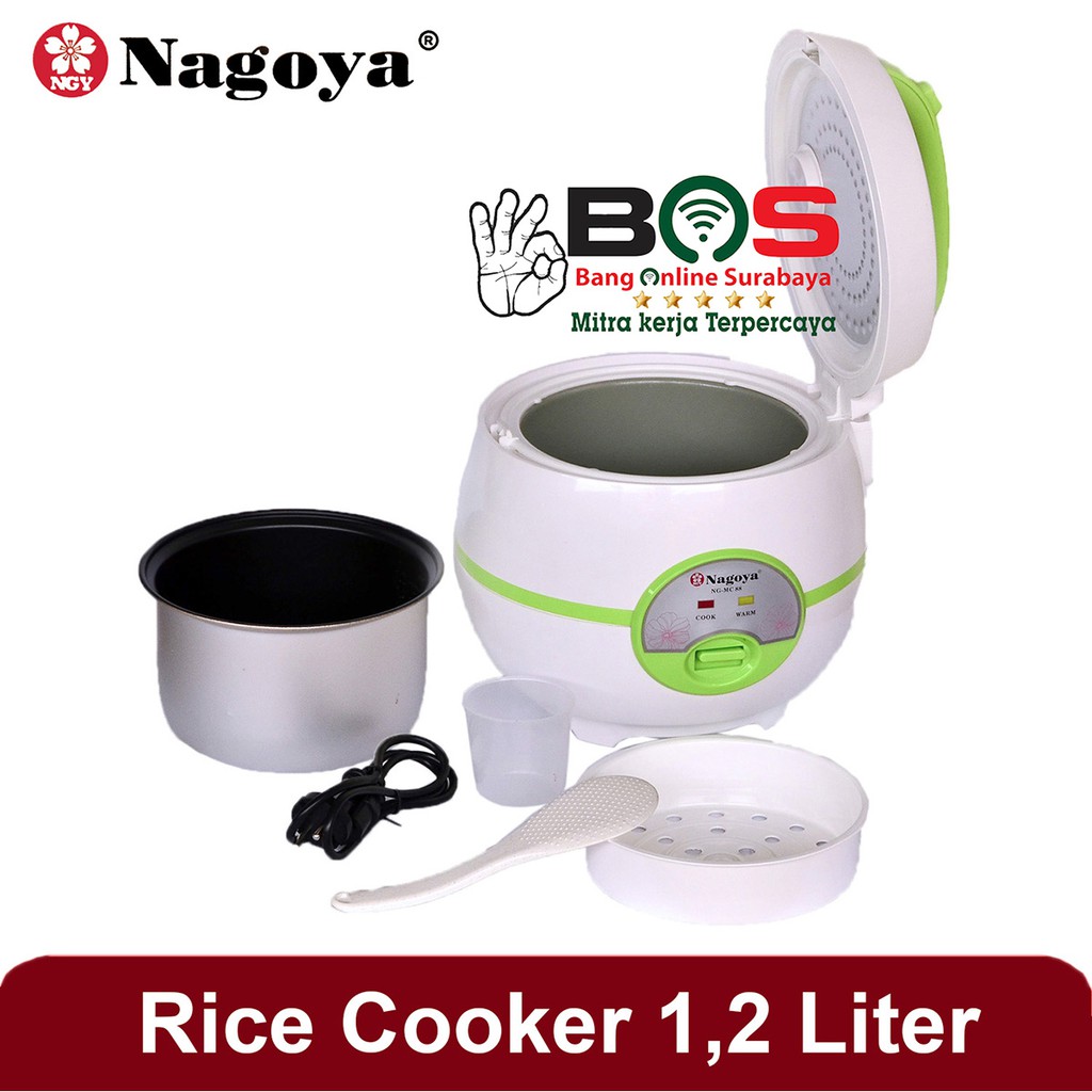 Penanak Nasi Magic Com Rice Cooker Nagoya MG-88 kapasitas 1,2 liter Rice Cooker Berkualitas