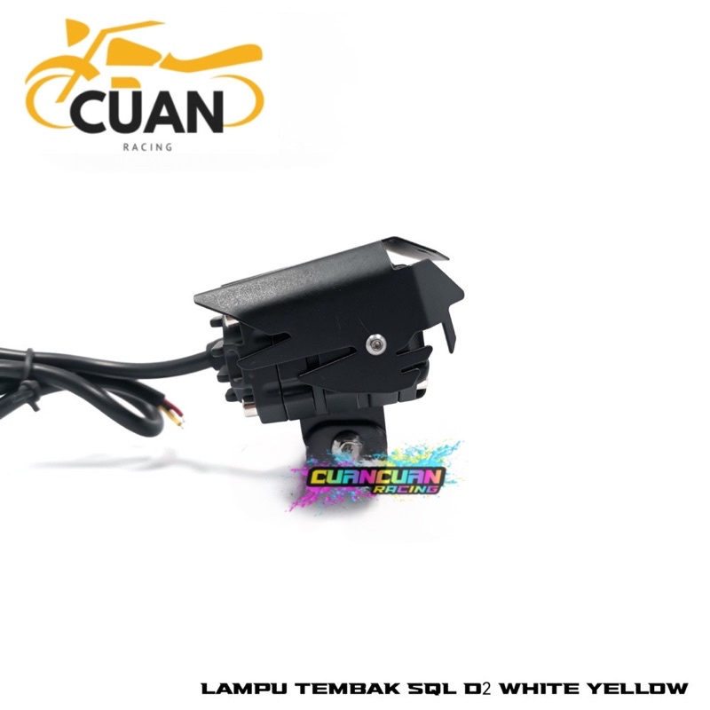 Lampu Tembak LED Sql 2 Mata Driving led putih kuning