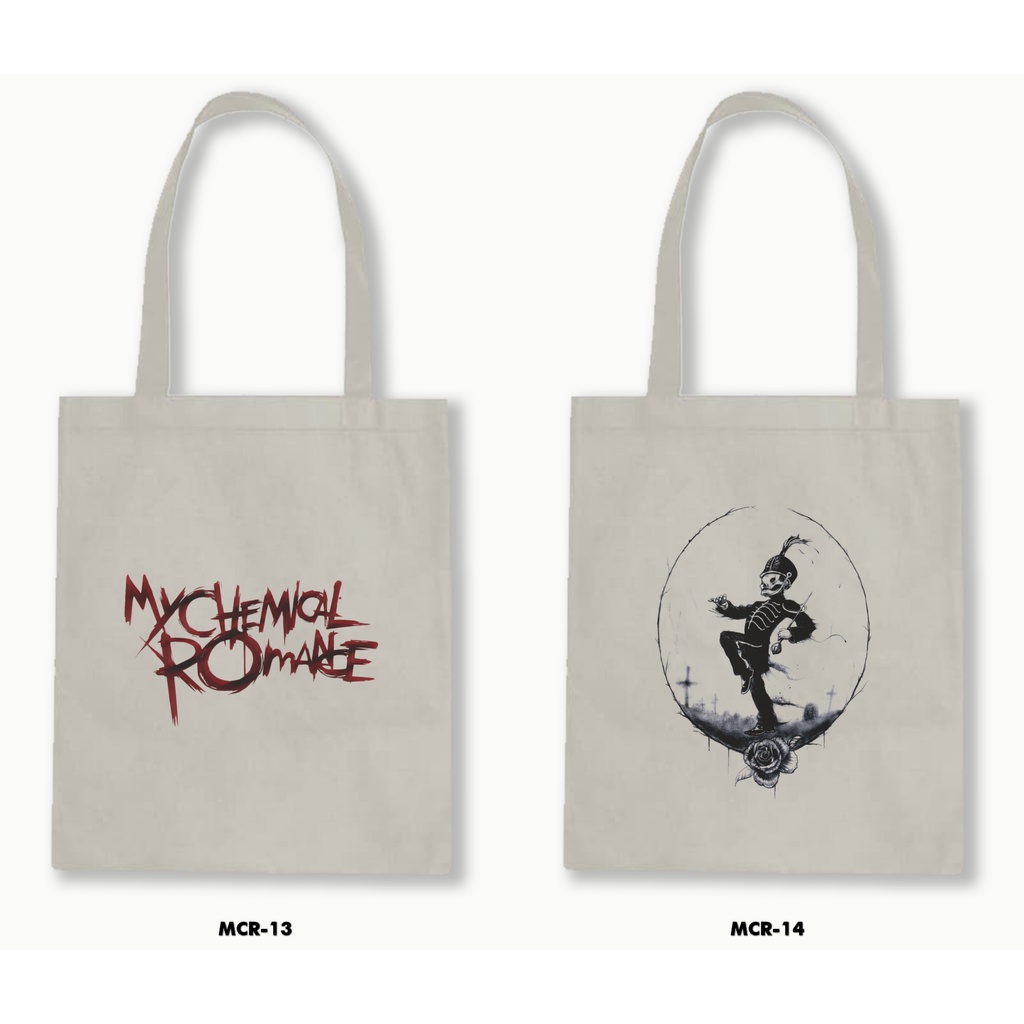 TOTE BAG RESLETING - MY CHEMICAL ROMANCE 01