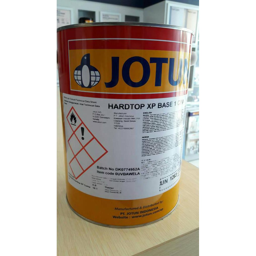 Jual Cat Jotun Hardtop XP 0001 White 5L Shopee Indonesia