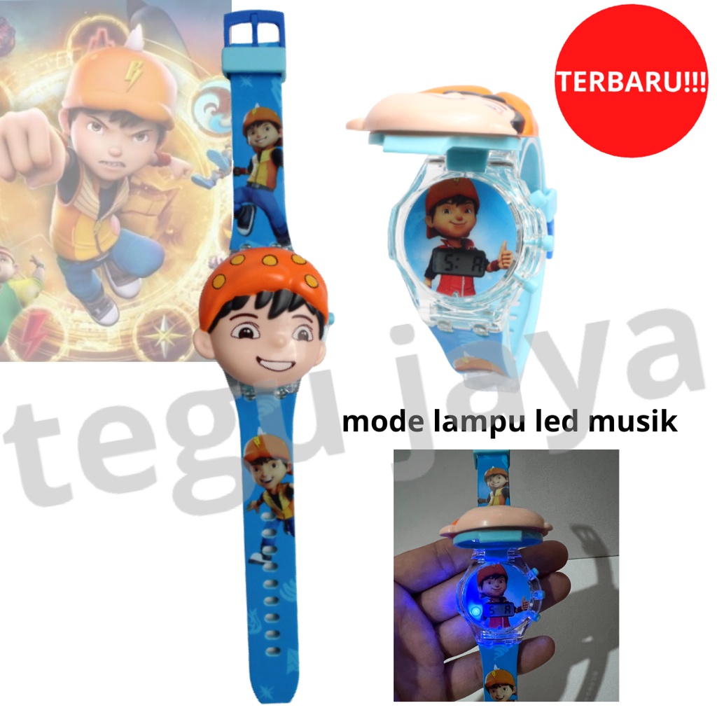 ULTRAMAN JAM TANGAN ANAK LAKI LAKI LAMPU DAN MUSIK KARAKTER SUPER HERO TE0111 GROSIR MURAH