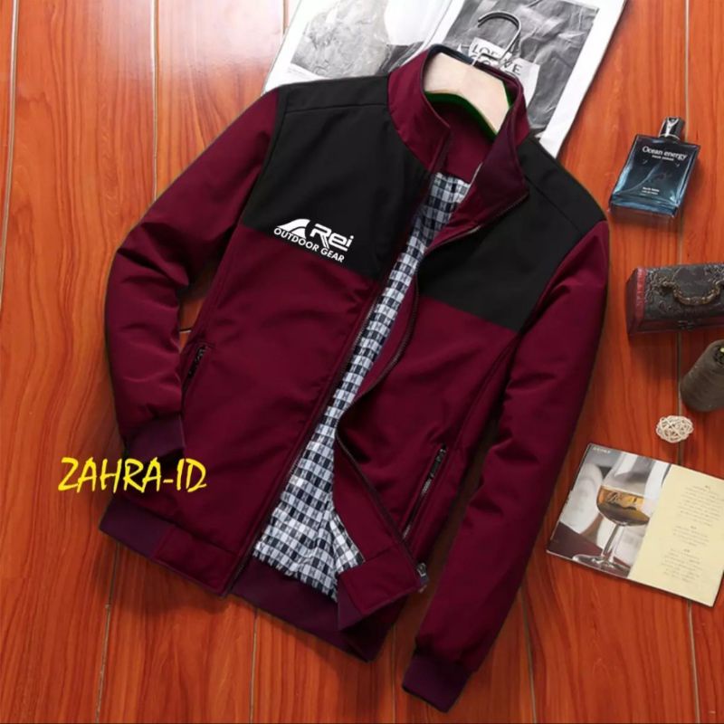 Jaket Harington / Jaket Pria Orignl 100% / Jaket Bomber Pria / Jaket Bahan Catoon Baby Canvas adem