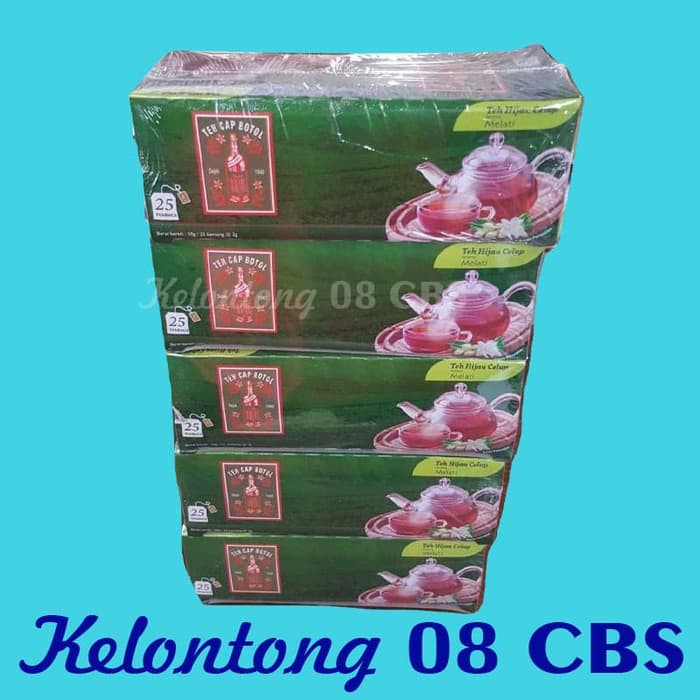 

Teh Celup Melati Teh Cap Botol Label Hijau Per Pak Isi 5 Box vnl2800