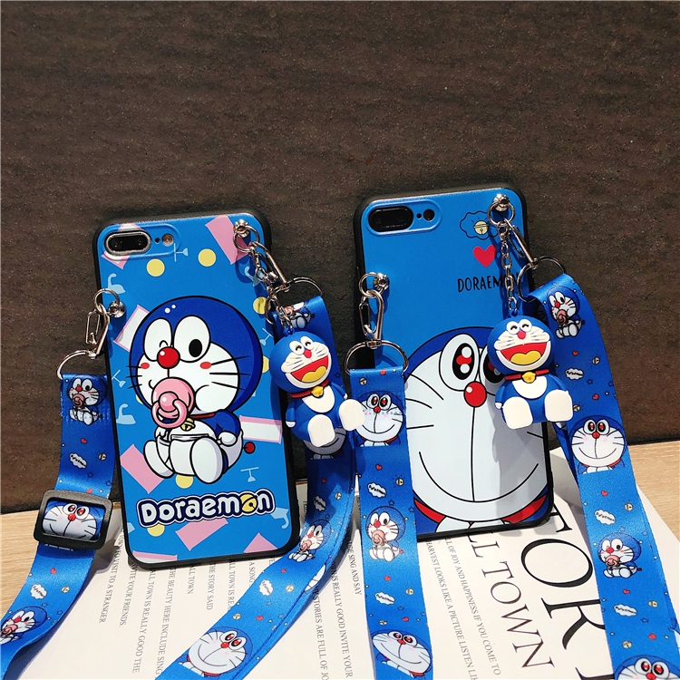 Soft Case Bahan Silikon Aksen Boneka Doraemon 3d Untuk