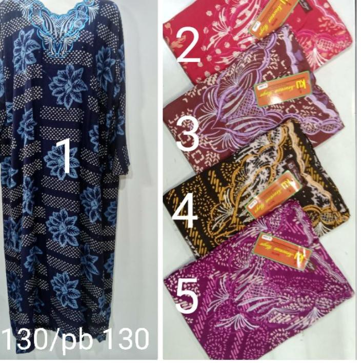 DC888 DASTER PANJANG TANGAN PANJANG JUMBO MOTIF TRANCANG MERK KENCANA UNGU ค~ค