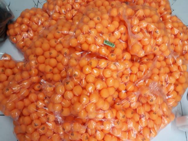 RB BOLA PINGPONG JIANSU 40+ PLASTIK 3 STAR - TANPA SAMBUNGAN - BOLA TENIS MEJA ISI 100 40+ 3 STAR