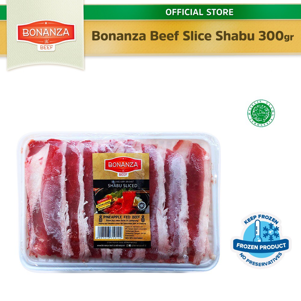 

Bonanza Beef Slice Shabu 300gr